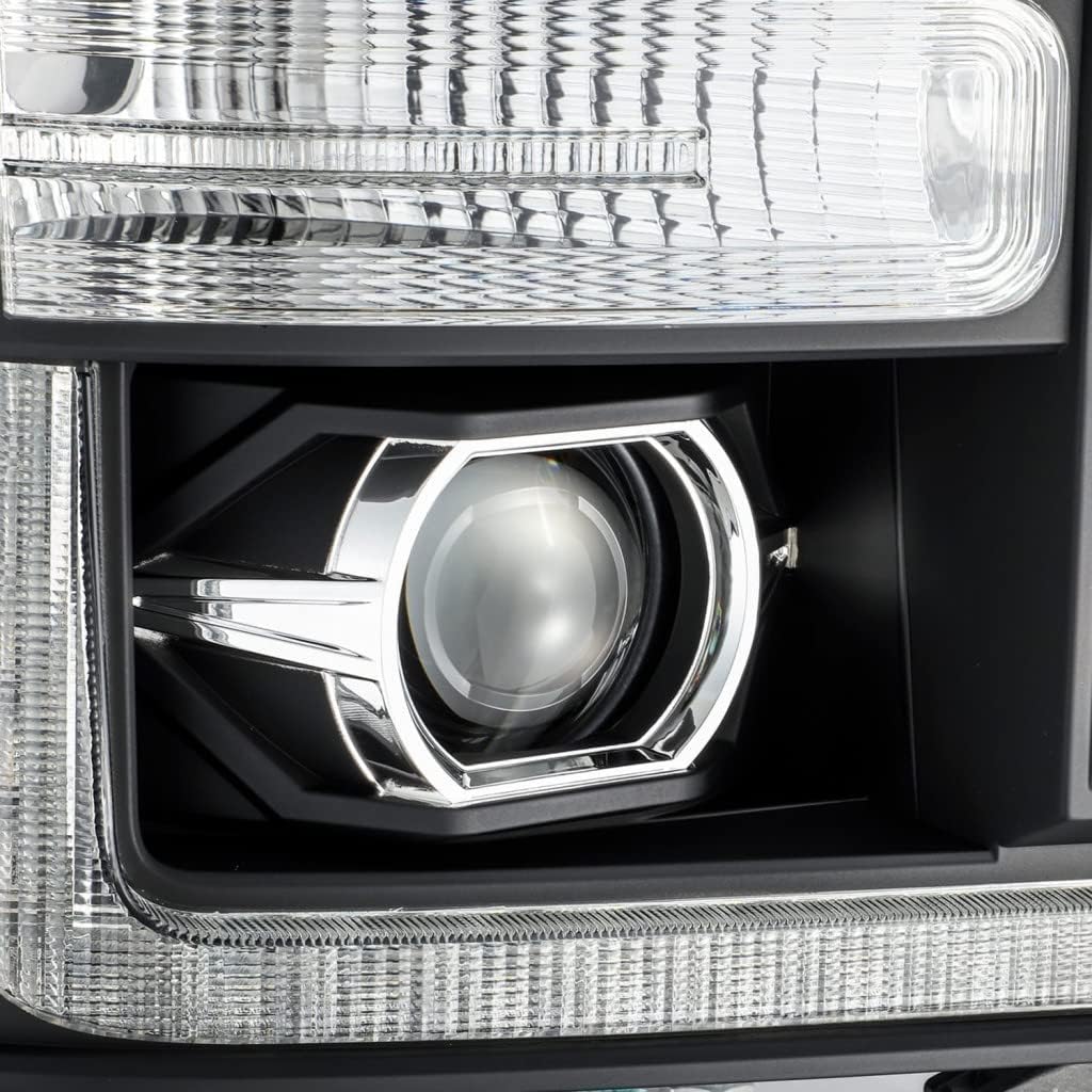 Projector Headlights LED Black V832493
