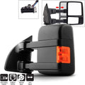 Telescoping Manual Non Heat LED Signal Towing Mirror Driver Side For 2008-2016 Ford F250 / F350 Super Duty Left N91531