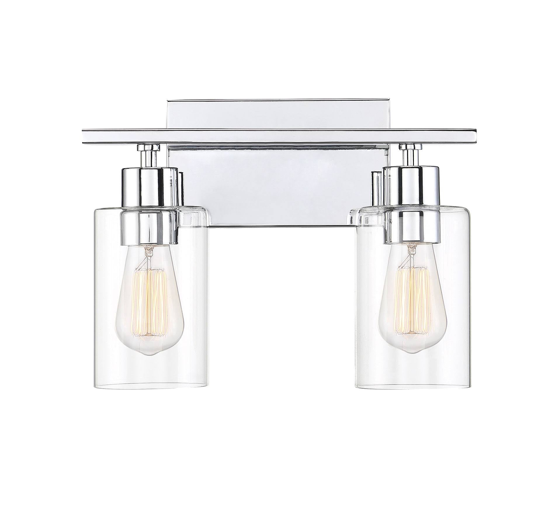 Polished Chrome 2 Light Bath Bar V39522