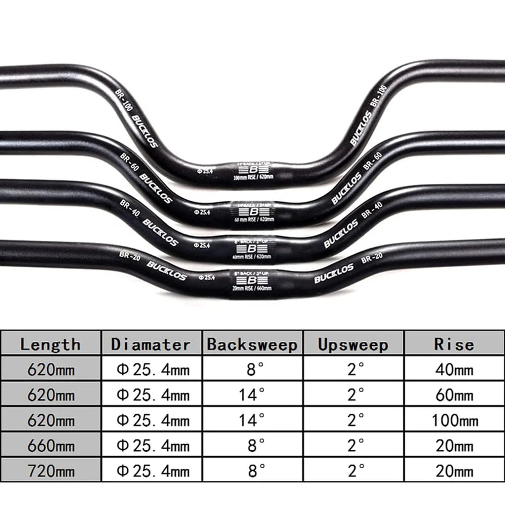 25.4mm Aluminum Alloy MTB Riser Bars C815