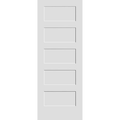 32x22 by 80x22 Shaker 5-Panel Interior Slab Passage Door Primed R39999