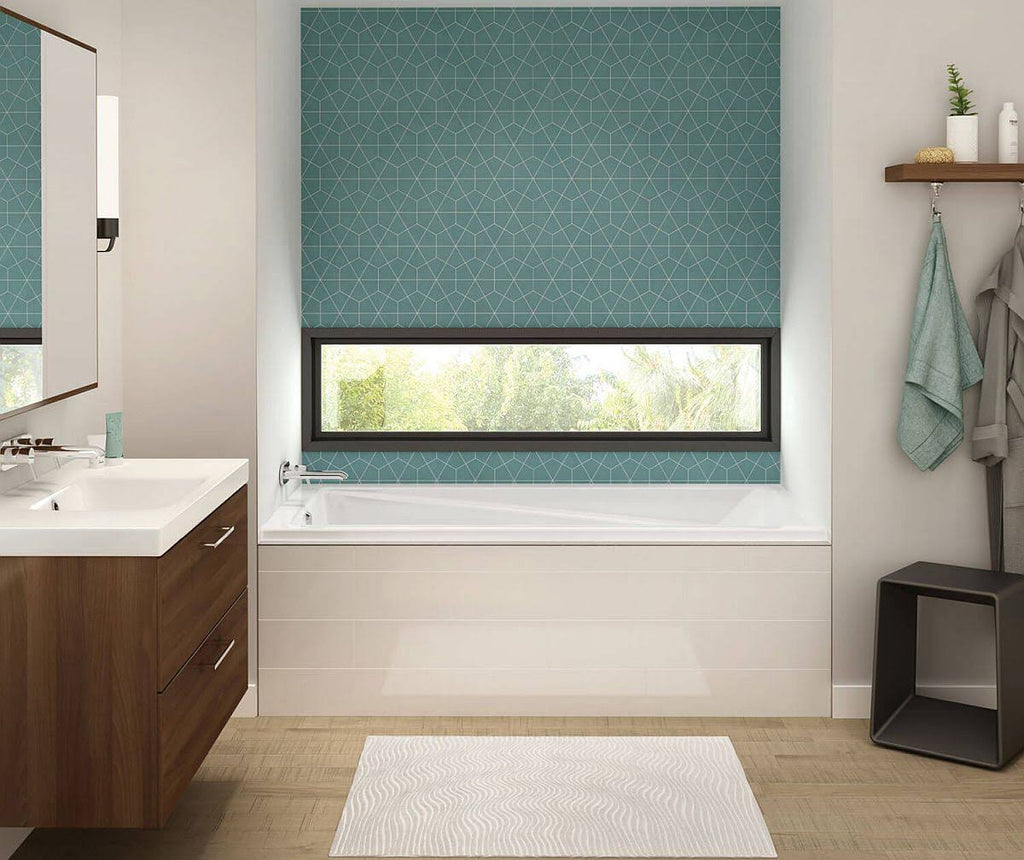 60in x 32in Soaking Bathtub with Right Hand Drain C3111