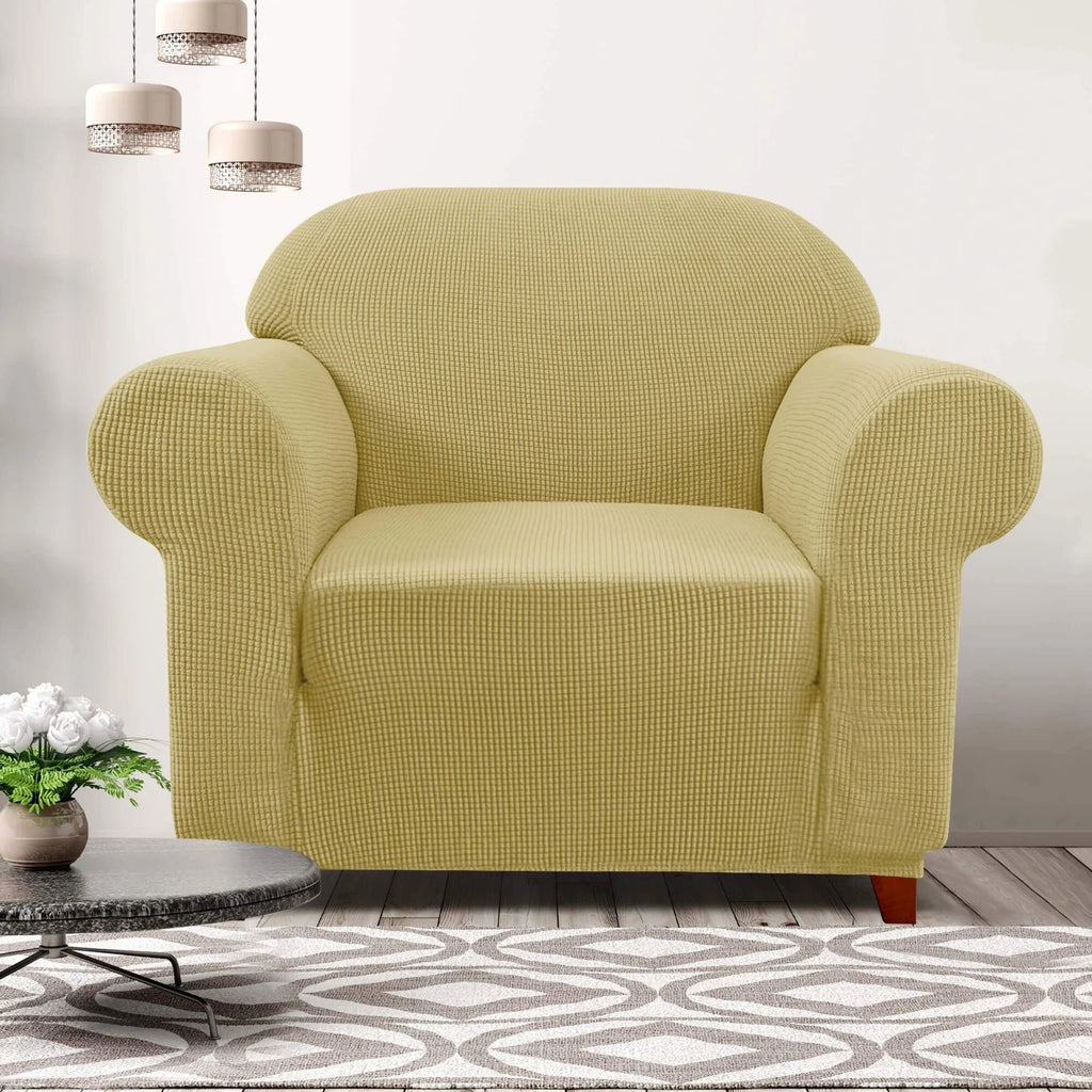 Dark Cyan Stretch Sofa Cover O565084
