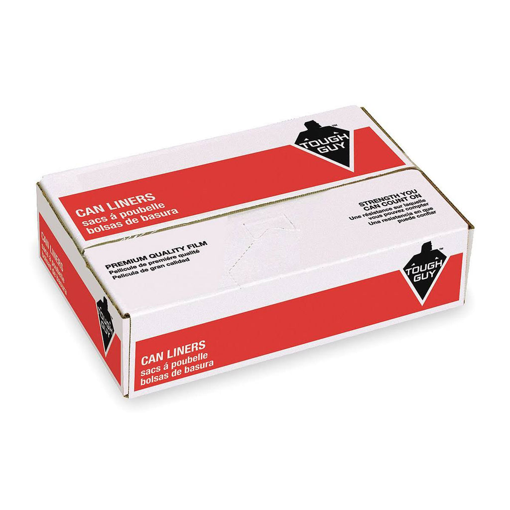 Gray 60 Gal Trash Bags, 100 Pk R4928