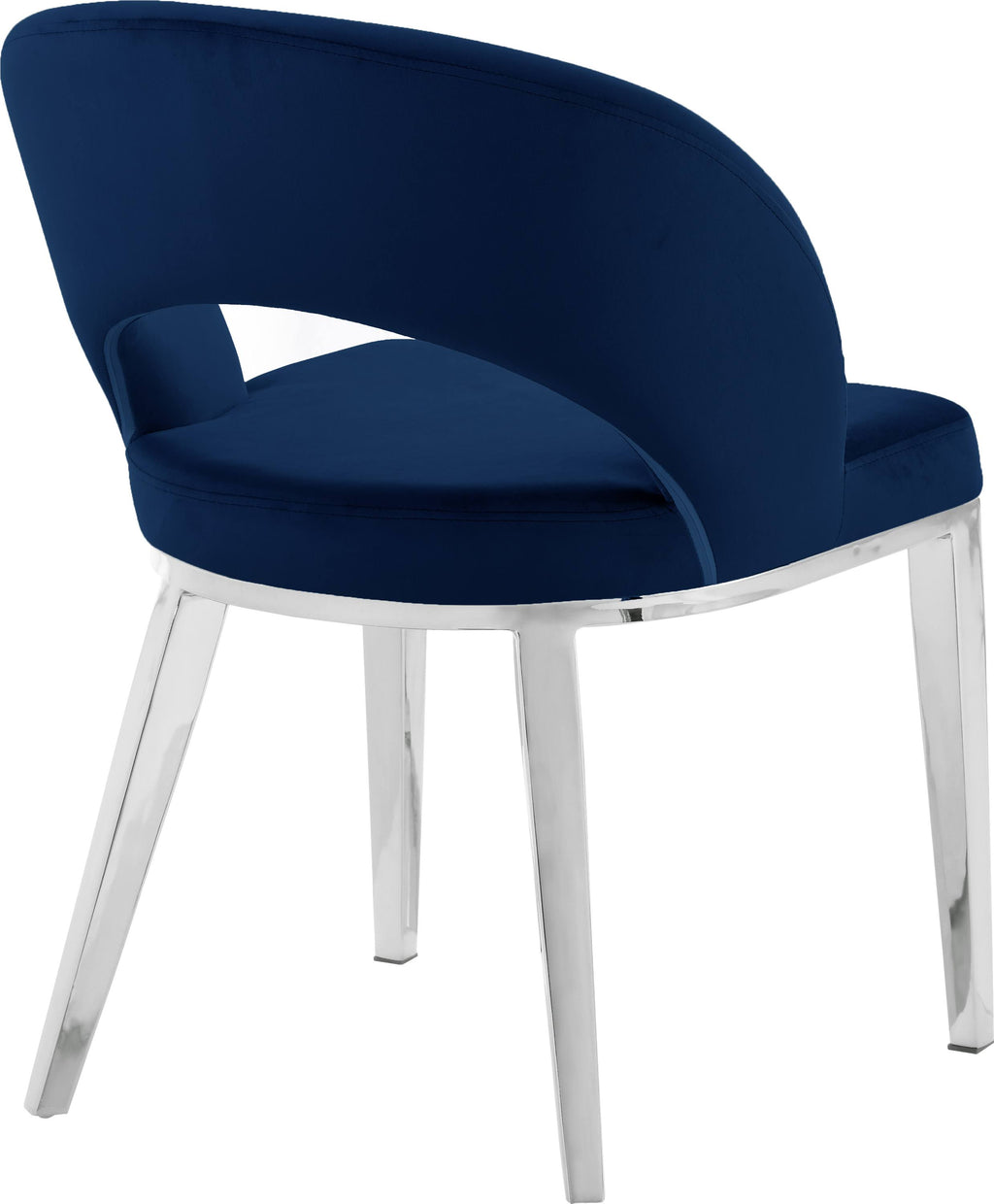 Navy Velvet Dining Chair B9776