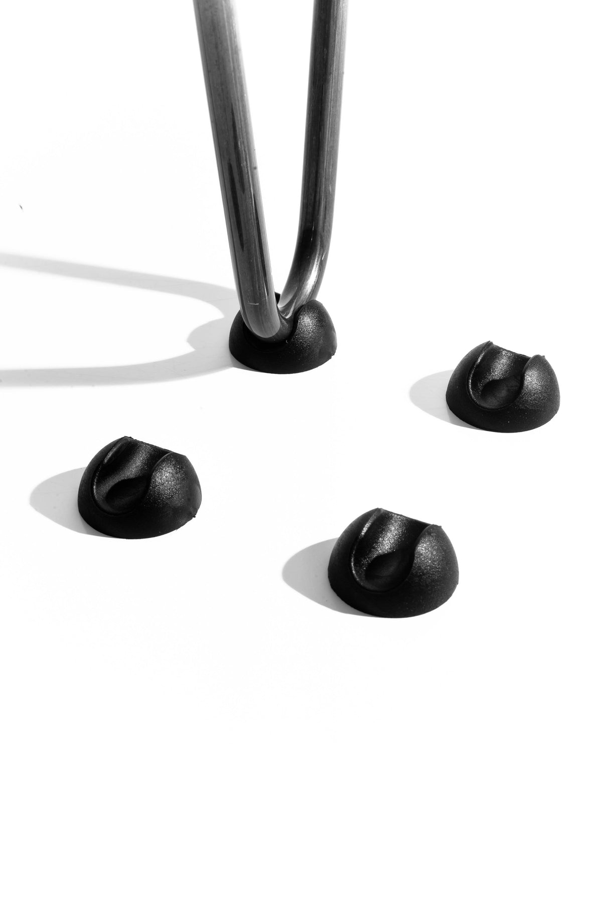 Hairpin Legs Set of 4, Raw Steel Z965