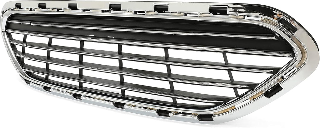 Chrome Frame Grille Front Grill Bumper Guard Cover Molding Replacement I1498