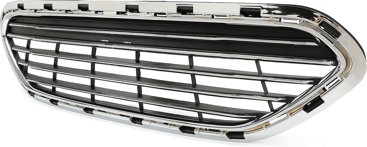 Chrome Frame Grille Front Grill Bumper Guard Cover Molding Replacement I1498
