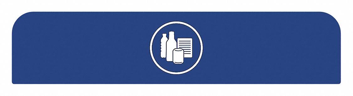 Recycling Sign, Blue H572856