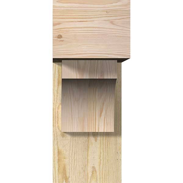 Rough Sawn Bracket with Offset Brace, Douglas Fir R79355