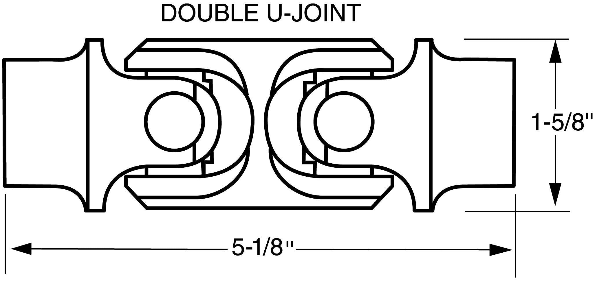Double Steering Universal Joint G838