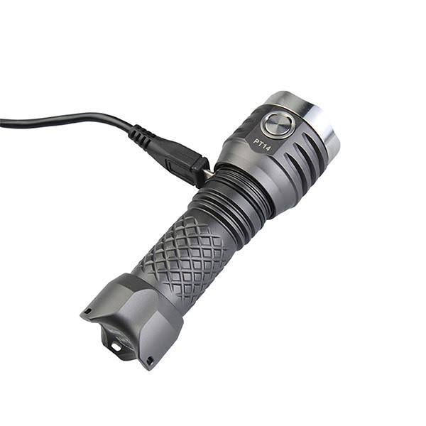 900 Lumens USB Rechargeable Keychain Flashlight B623