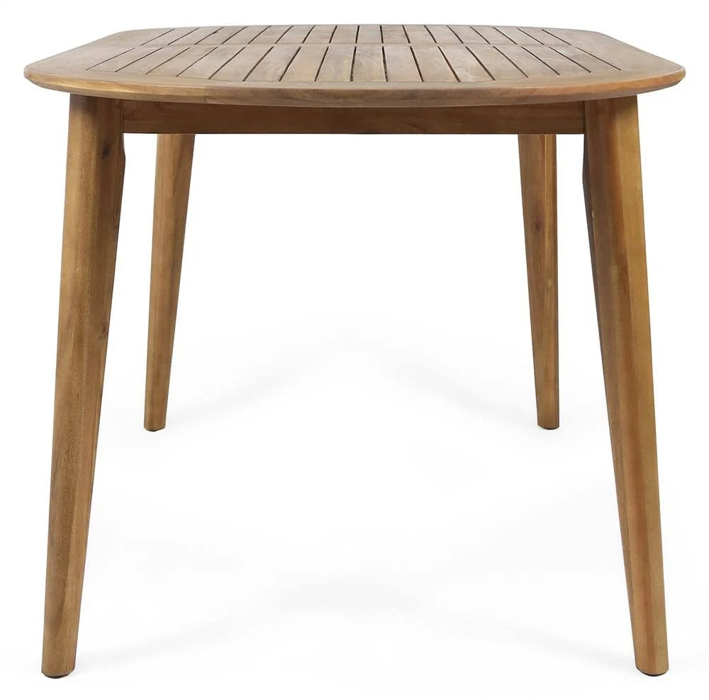 Teak Oval Acacia Wood Dining Table G60756