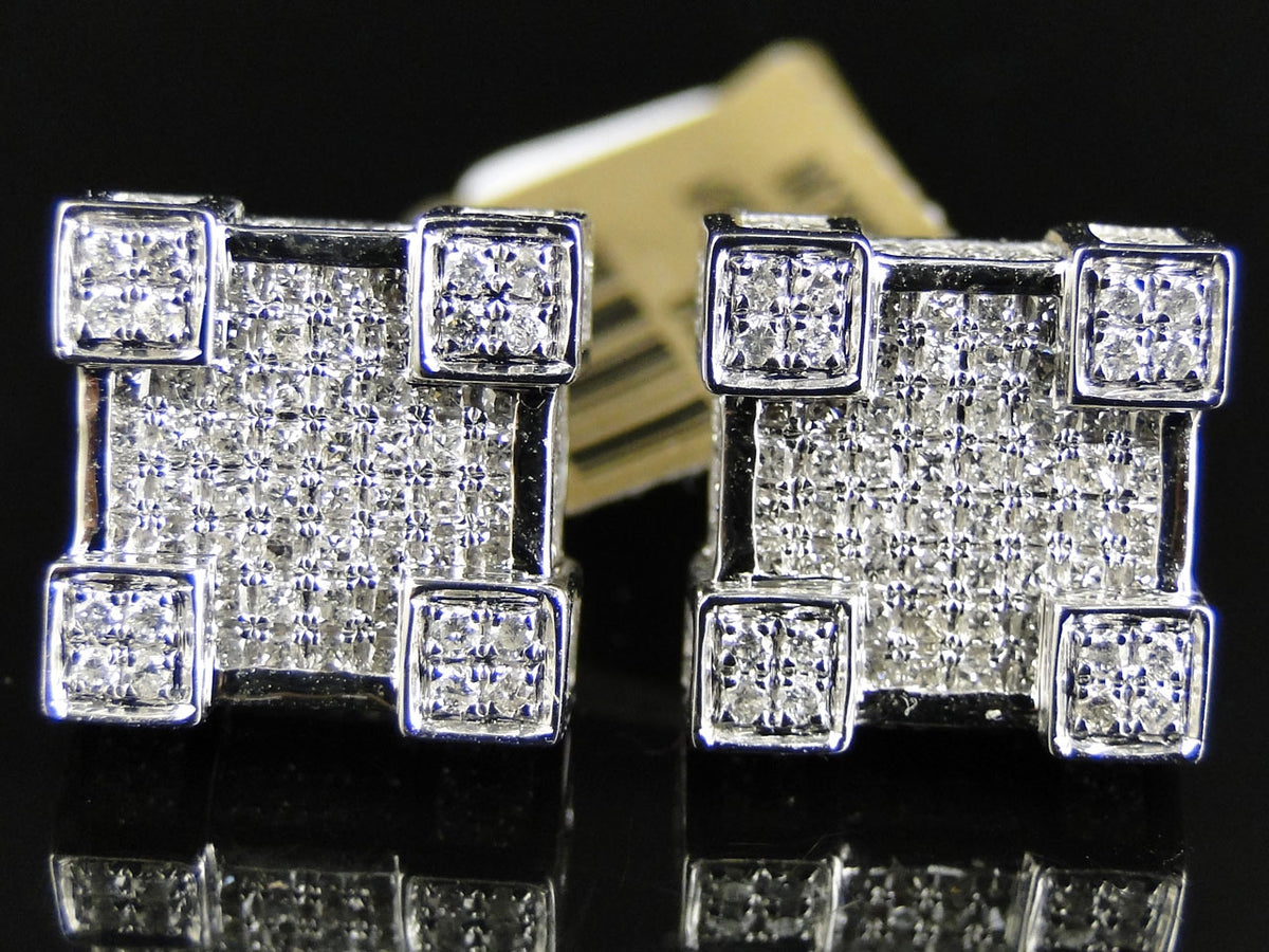 10k White Gold Diamond Earrings (2.50 Ct) R266784
