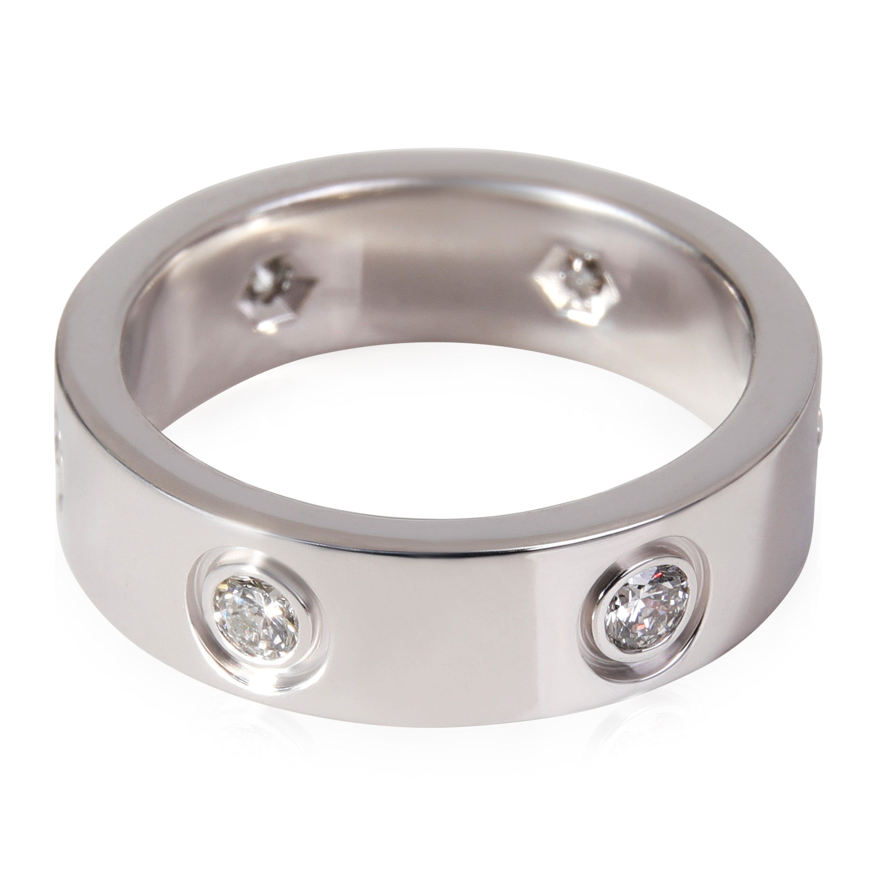 18k White Gold Diamond Ring A80805