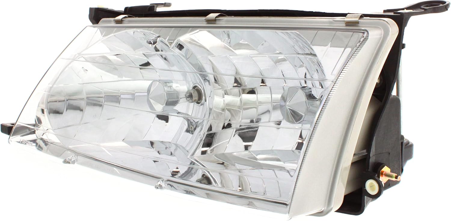 Headlight Assembly Compatible with 1998-1999 Toyota Avalon Halogen, Set of 2 S385608