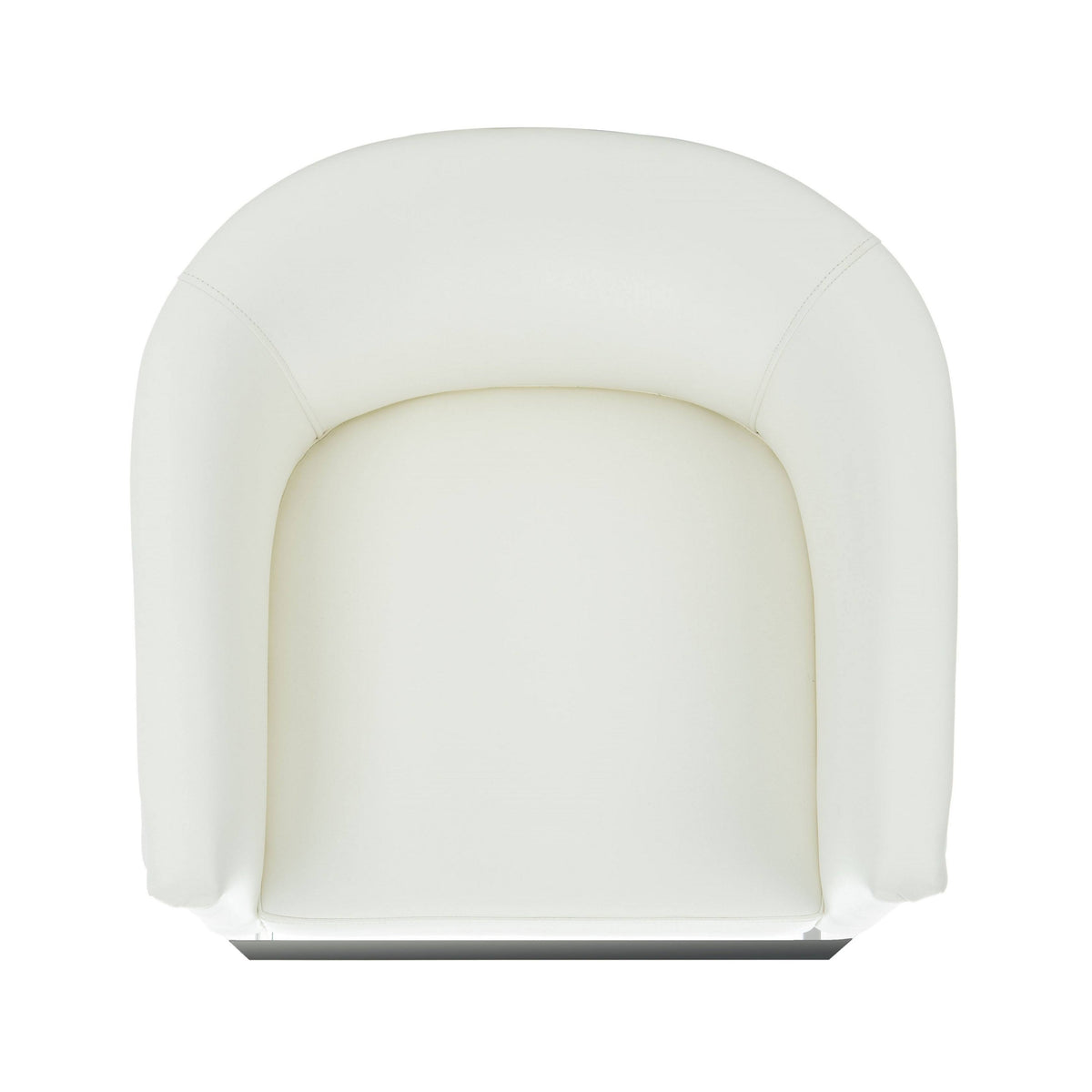 White Leather Bar Stool V551309