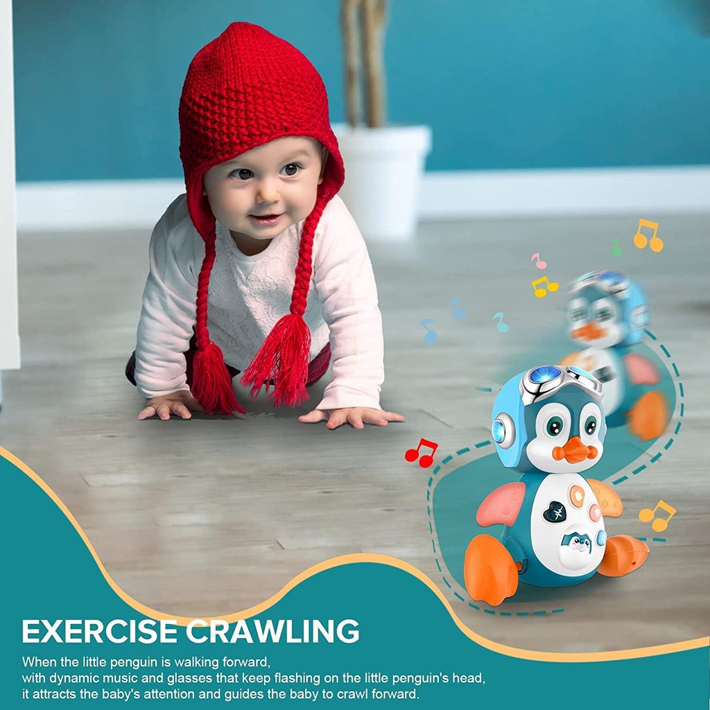 Baby Crawling Toys with Music and LED Lights Y182