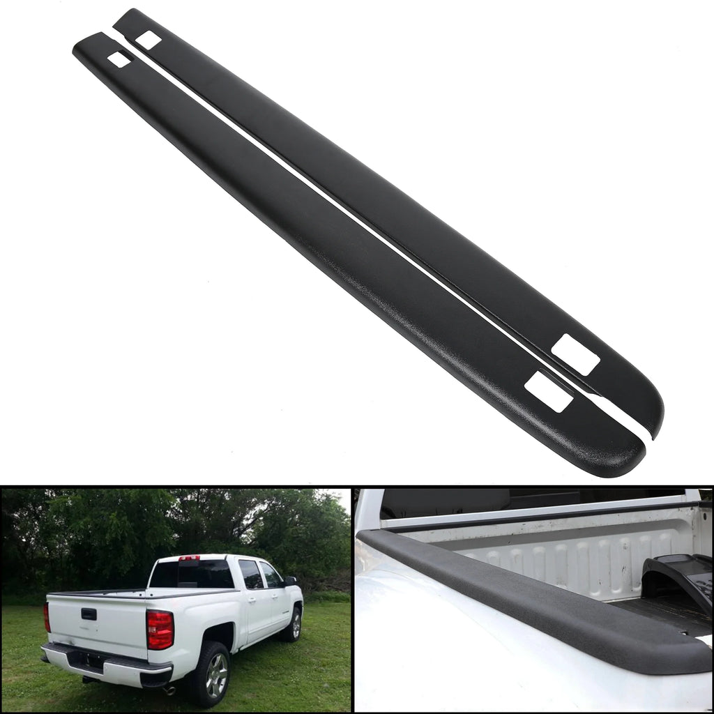 Black Bed Rail Caps with Stake Holes V923675