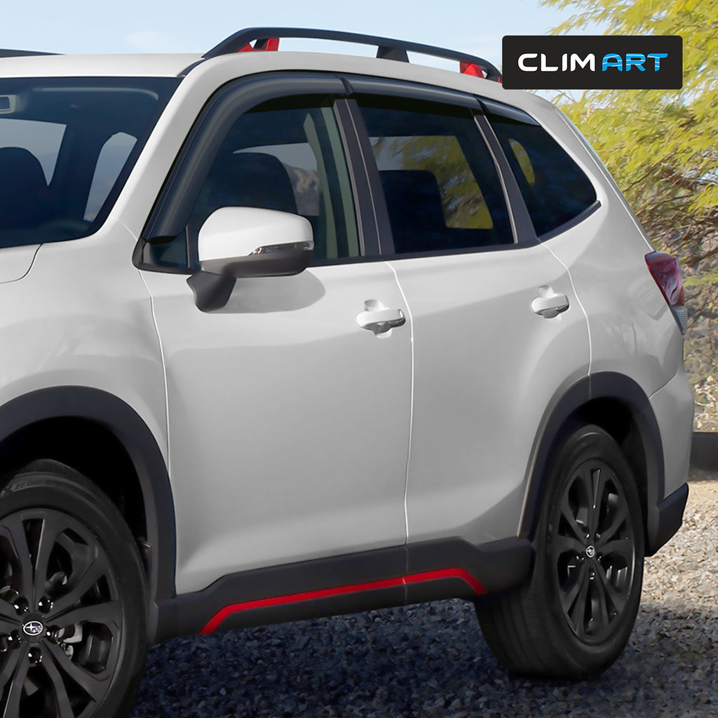 6pcs Tape-on Window Deflectors for Subaru Forester H2017