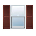 14 1/2 inchw x 45 inchh Vinyl Open Louver Shutters Z703