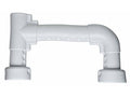White Molded Undersink Trap & Valve Cover B8111