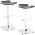 Adjustable Swivel Stool with Chrome Base (Set of 2) K991814