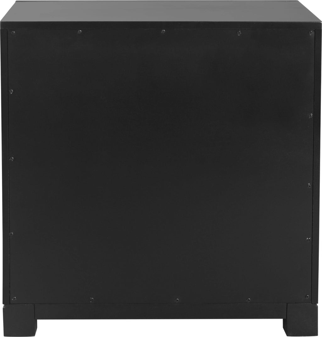 Three Drawer Greek Key Night Stand N27752