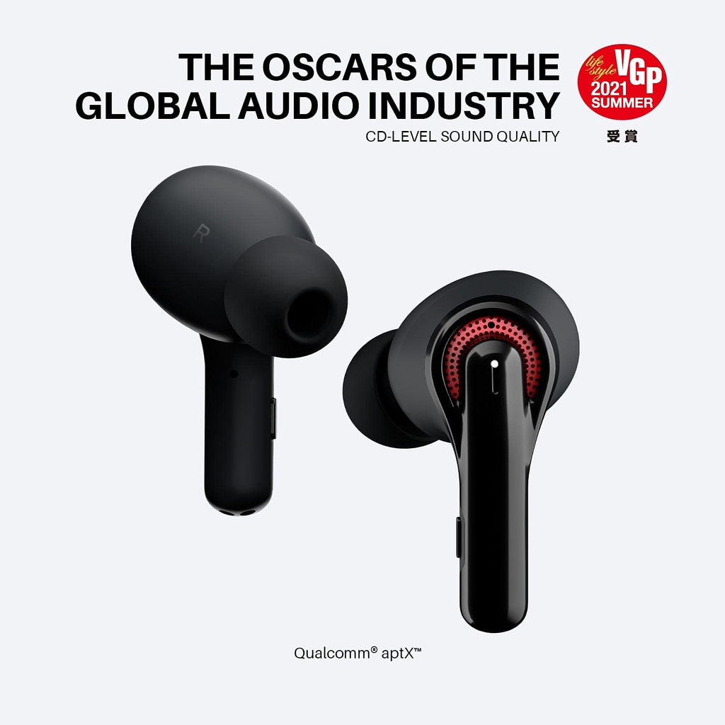 Black True Wireless Bluetooth Earbuds W266451
