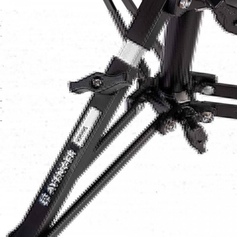 Black Baby Alu Stand 25 with Leveling Leg B666