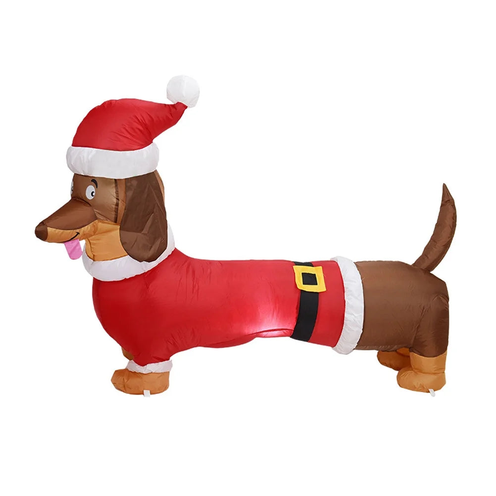 Inflatable Dachshund Model Christmas Party Prop R220