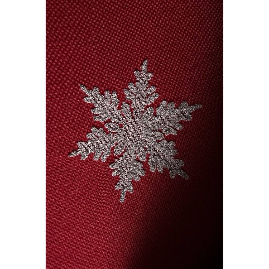 Red Square Christmas Tablecloth 60 by 60-Inch E79744