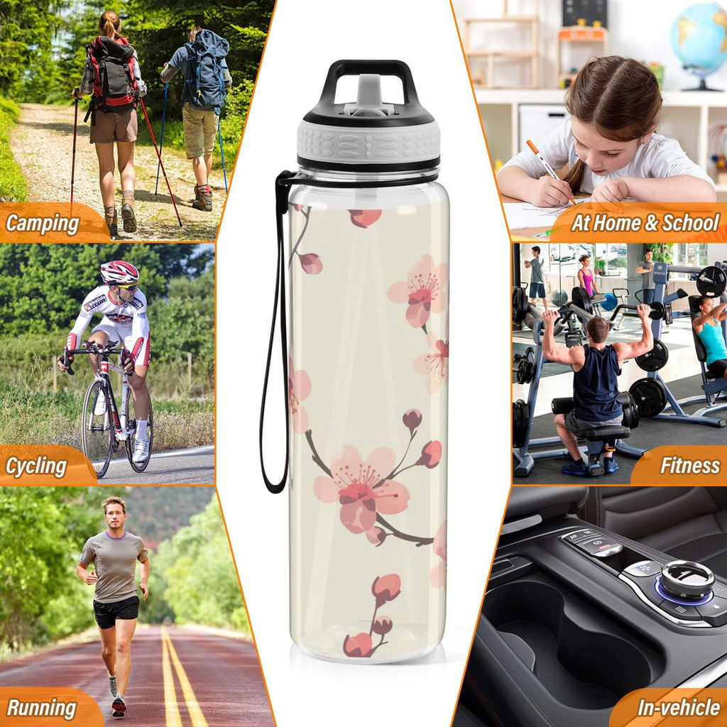 32oz Tritan Sports Water Bottle with Straw D415996