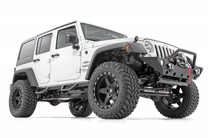 Black Drop Side Step Bars M636488