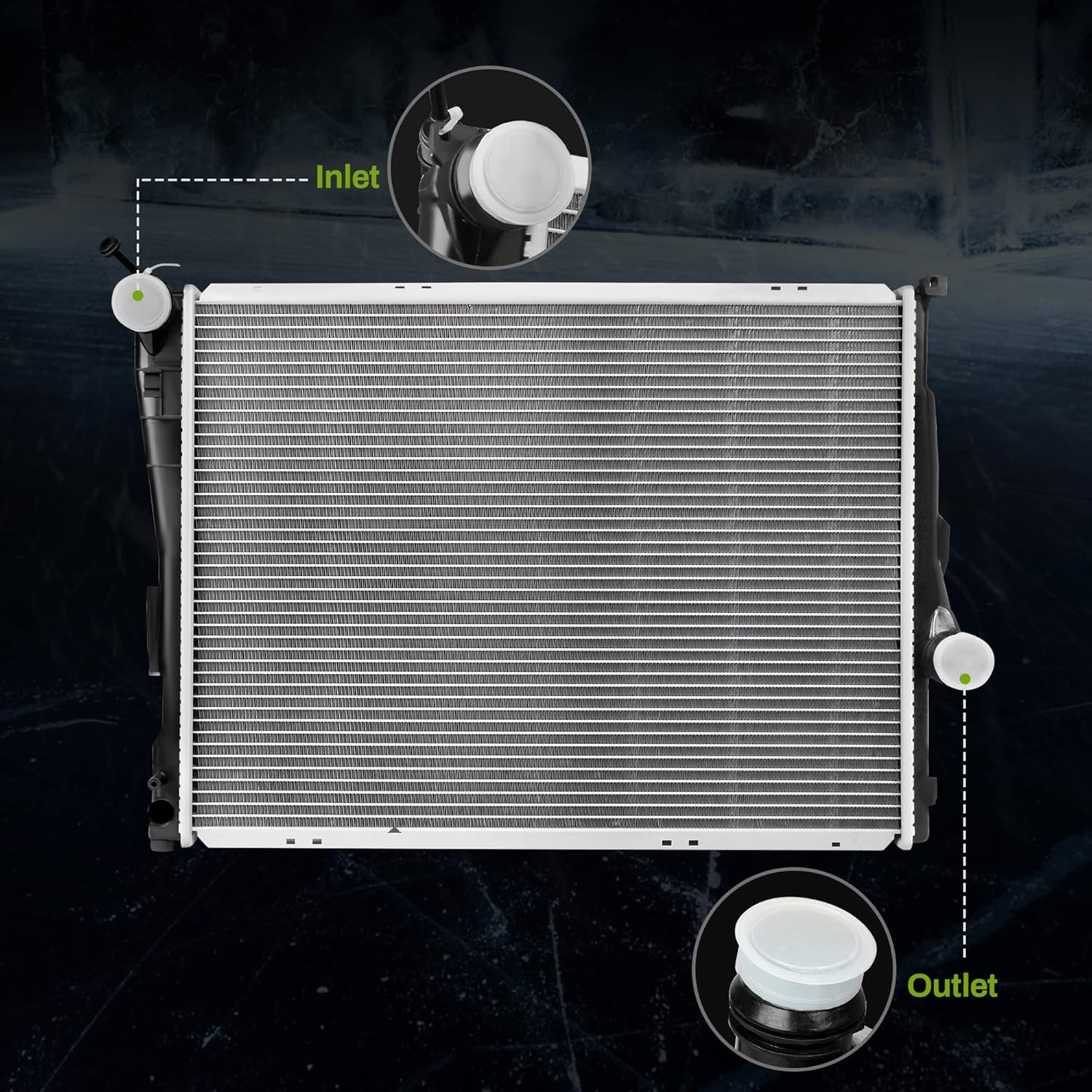 Aluminum Radiator P6577