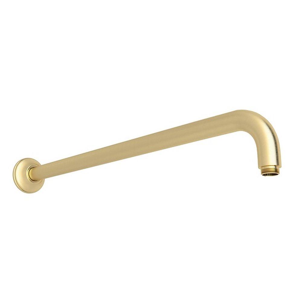 Satin Unlacquered Brass Wall Mount Shower Arm I376070