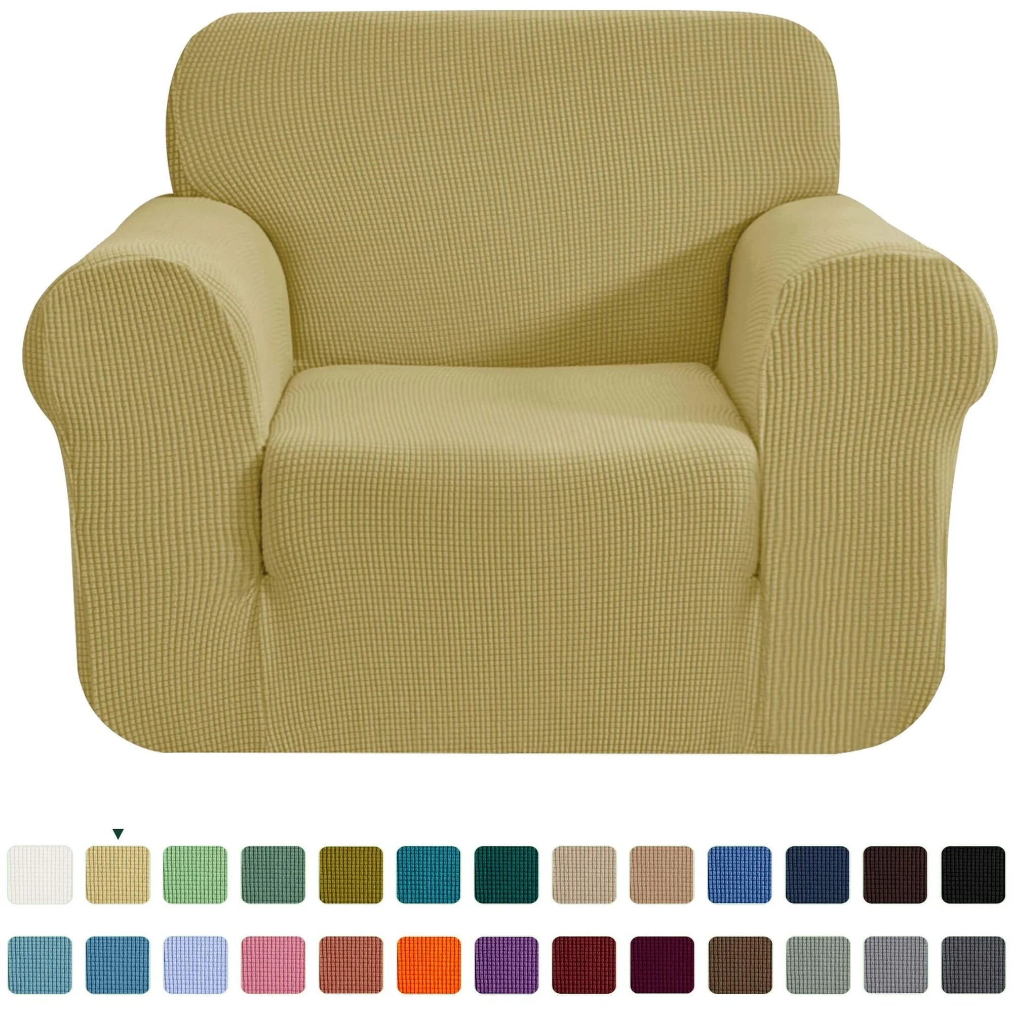 Dark Cyan Stretch Sofa Cover O565084