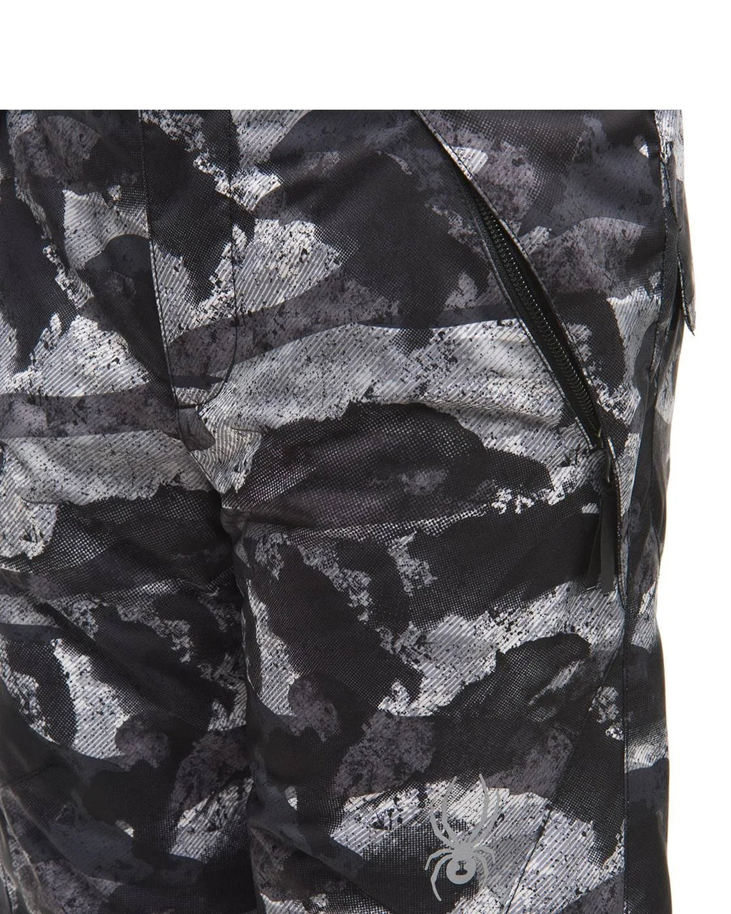 Camo Distress Print/Black Boys Pant D63044