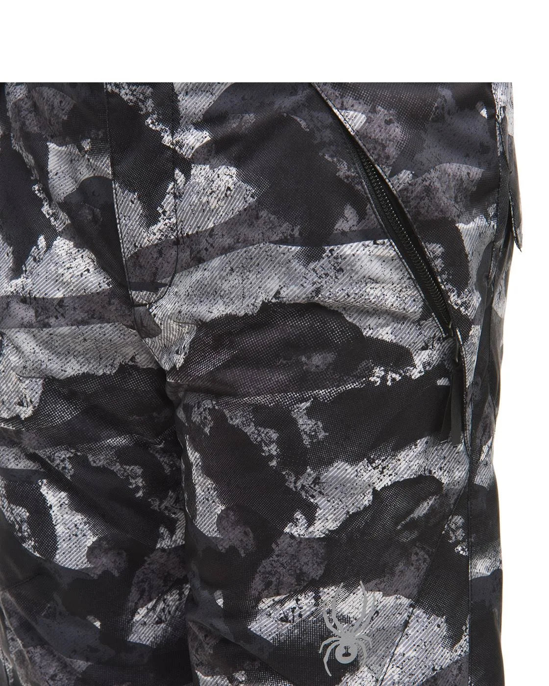 Camo Distress Print/Black Boys Pant D63044