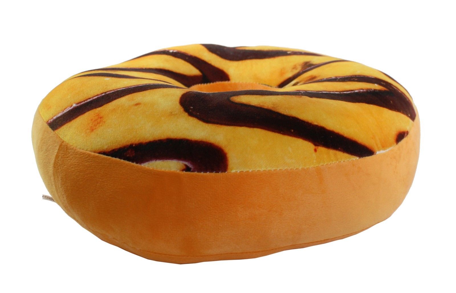 Yellow Maple Chocolate Donut Soft Cushion Pillow Plush Toy Seat Pad I59578