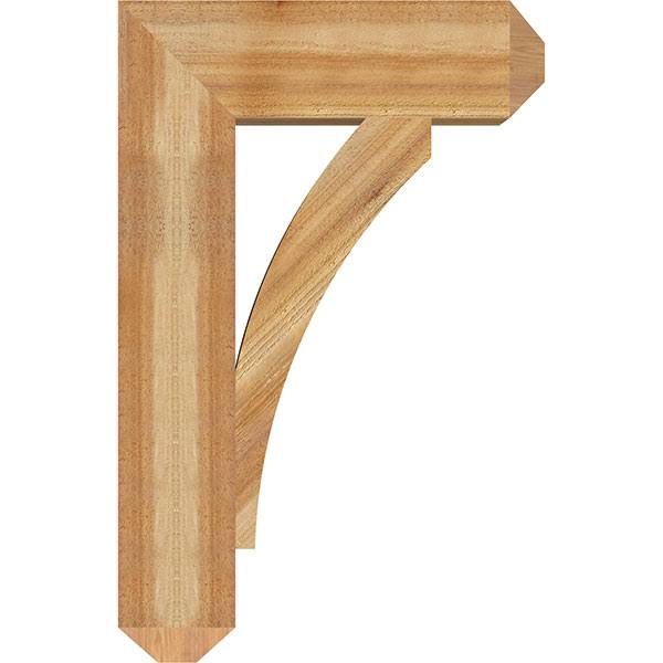 Thorton Craftsman Rough Sawn Bracket, Western Red Cedar M207