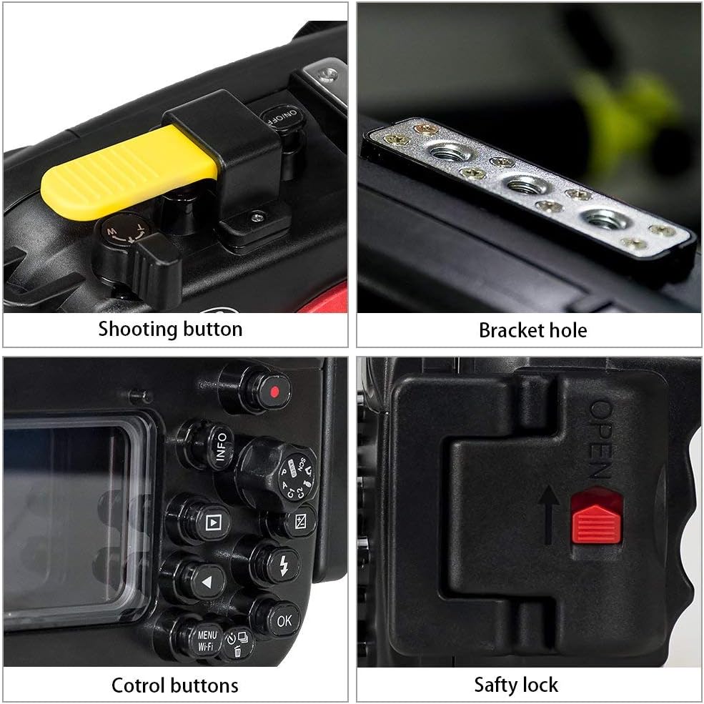 Underwater Camera Housing for Olympus TG-4 Black B566