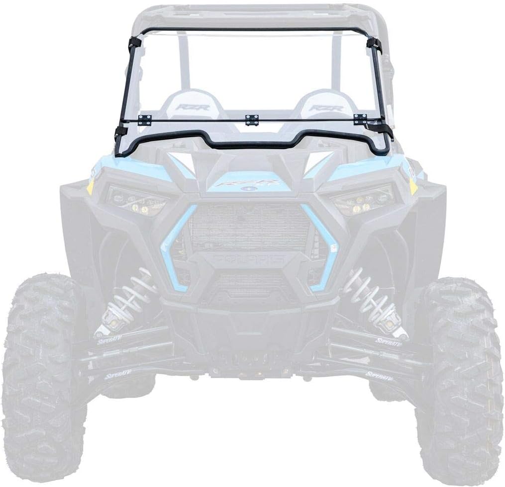 Scratch Resistant Flip Down Windshield 1/4" Polycarbonate O718