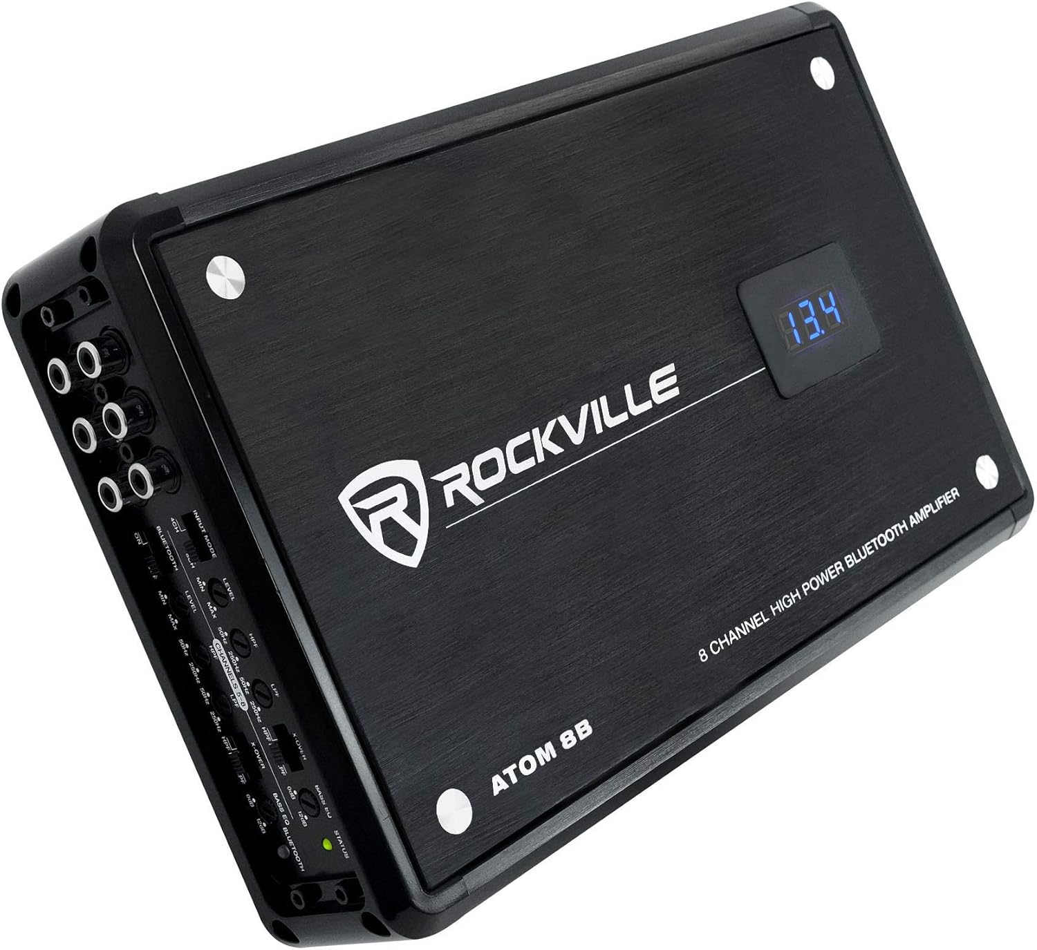 2400w 4 Channel Marine Amplifier with Volt Meter and PA Mic T6251