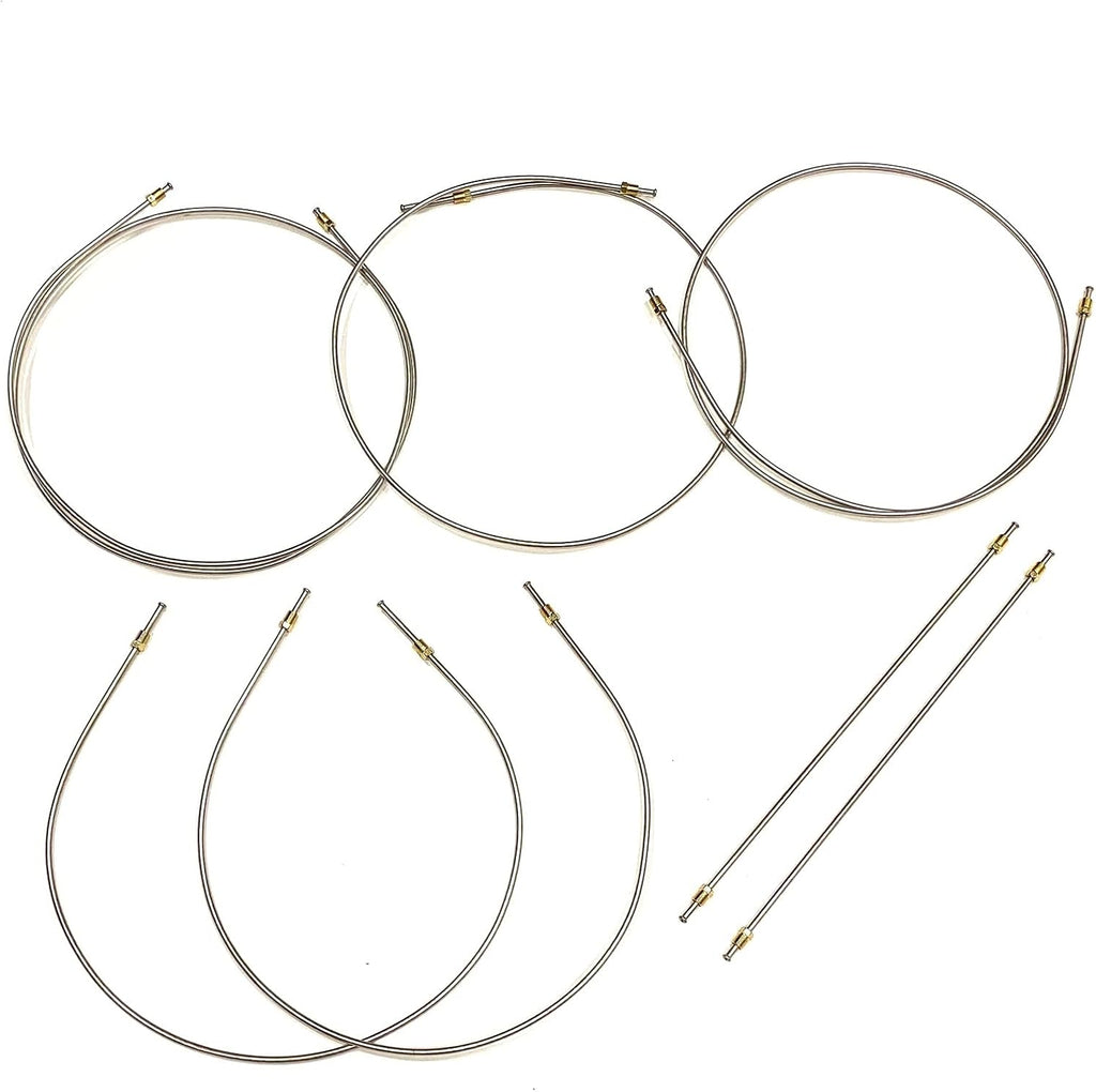 Stainless Steel Brake Line Kit, Pack of 2 Q865
