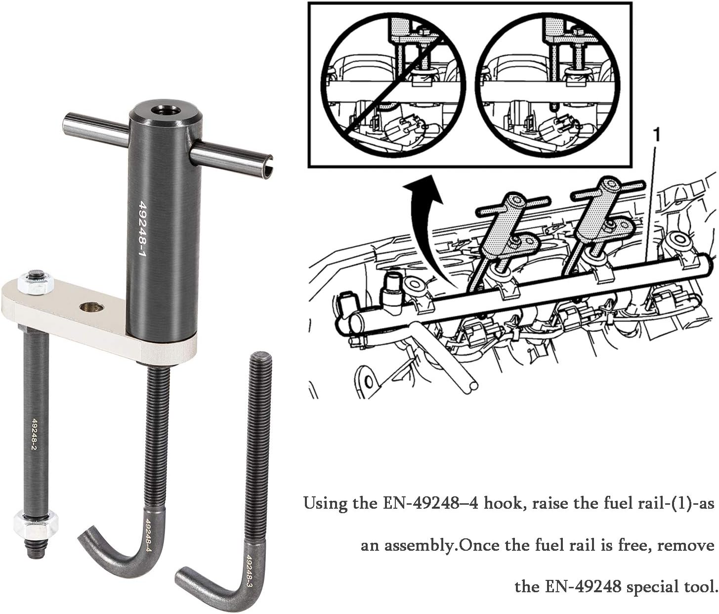 Injector Rail Assembly Remover for Direct Injection Engines 2007-2014 W508