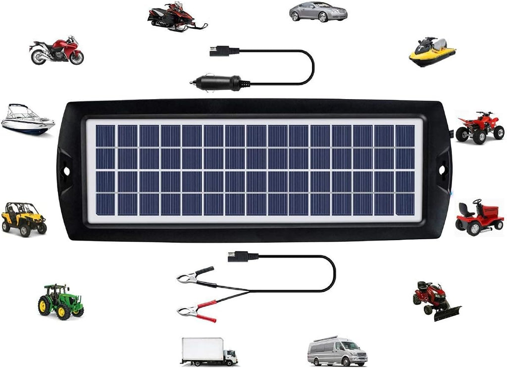 12V Solar Panel Battery Trickle Charger & Maintainer T55681