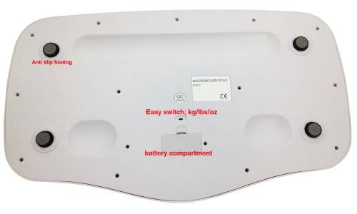 Digital Baby/Pet Scale with Hold Function, Up to 44 lb. W607