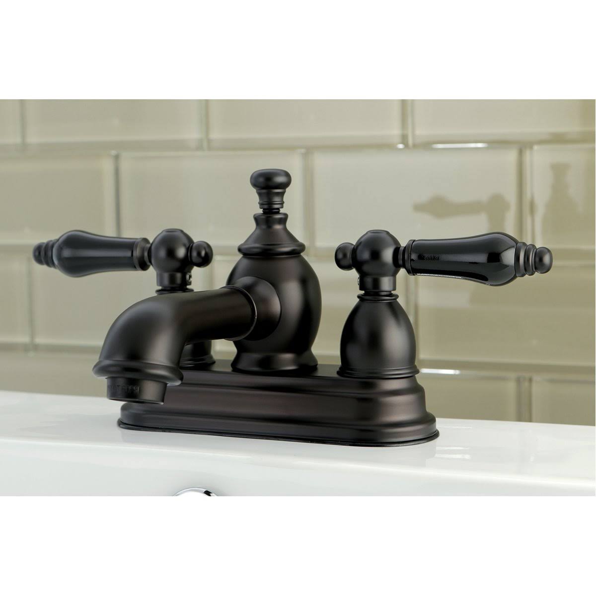 Polished Chrome Centerset Bathroom Faucet V9527