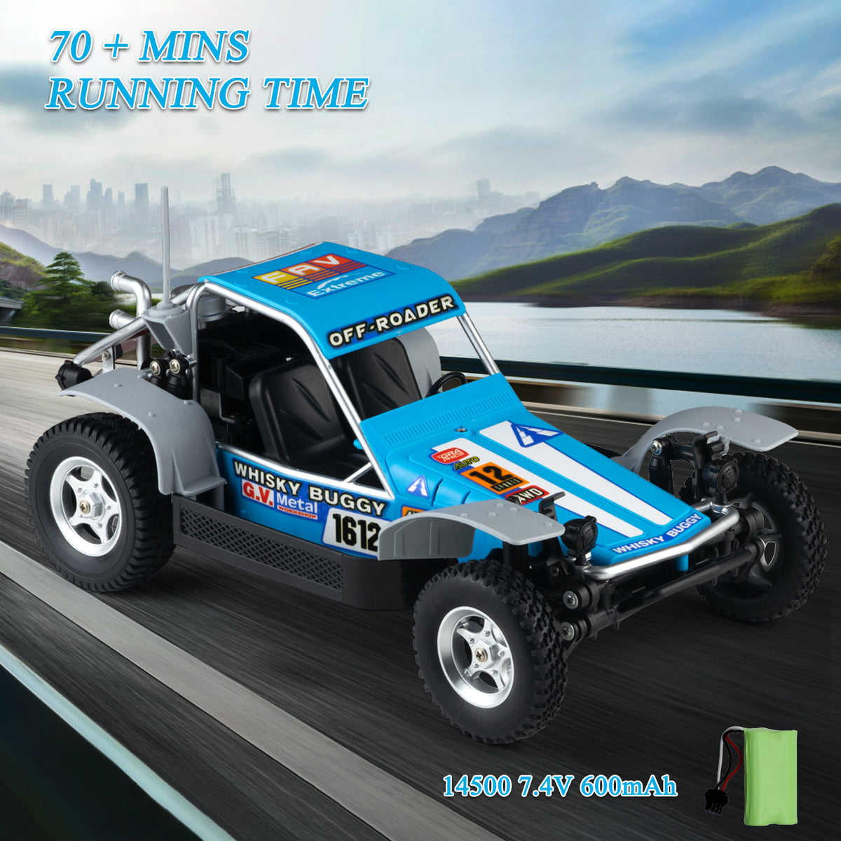 Blue 4WD RC Fast Attack Vehicle X606057